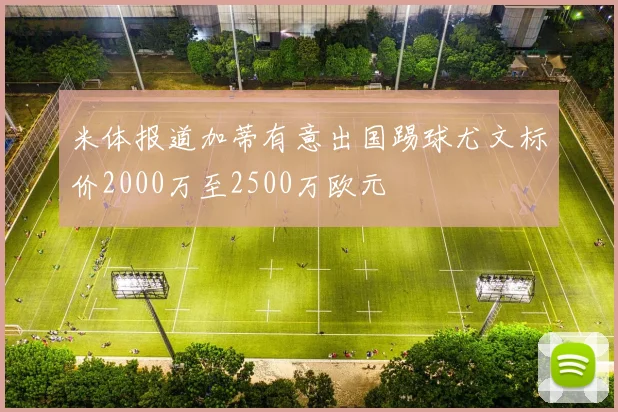 米体报道加蒂有意出国踢球尤文标价2000万至2500万欧元